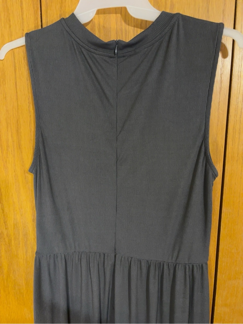 Cider Sleeveless Wide-Leg Jumpsuit in Charcoal Gray - Picture 5 of 10